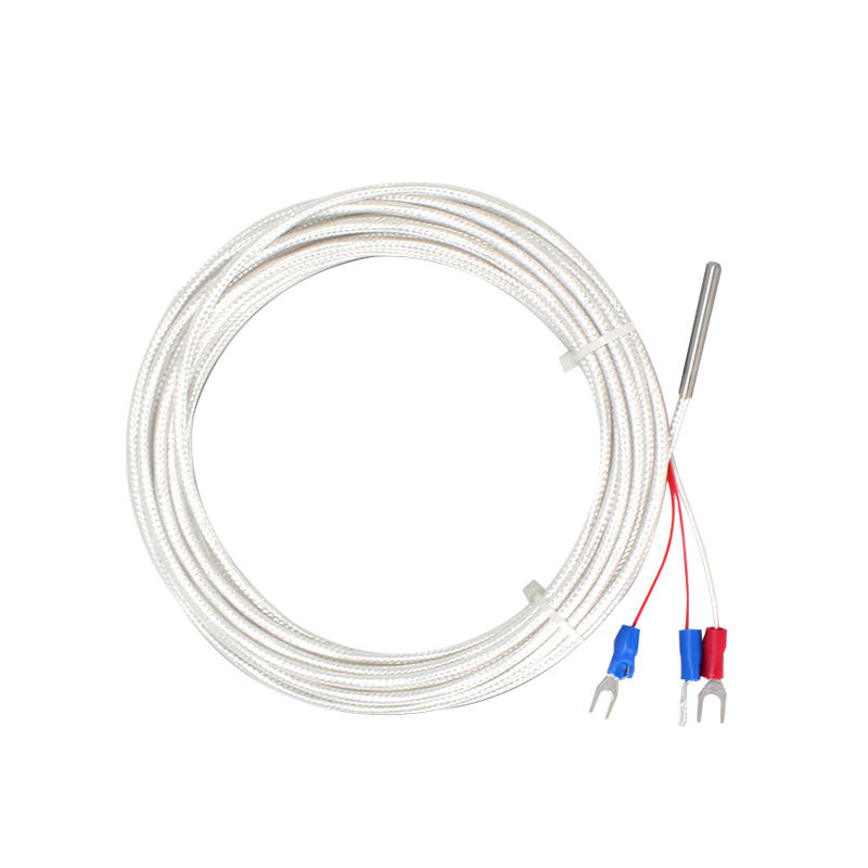 WZP-035 PT100 Probe 5 × 35mm Cábla 1-20m Teirmiméadar Friotaíocht Platanam RTD Braiteoir Teochta Frith-chreimeadh Uiscedhíonach
