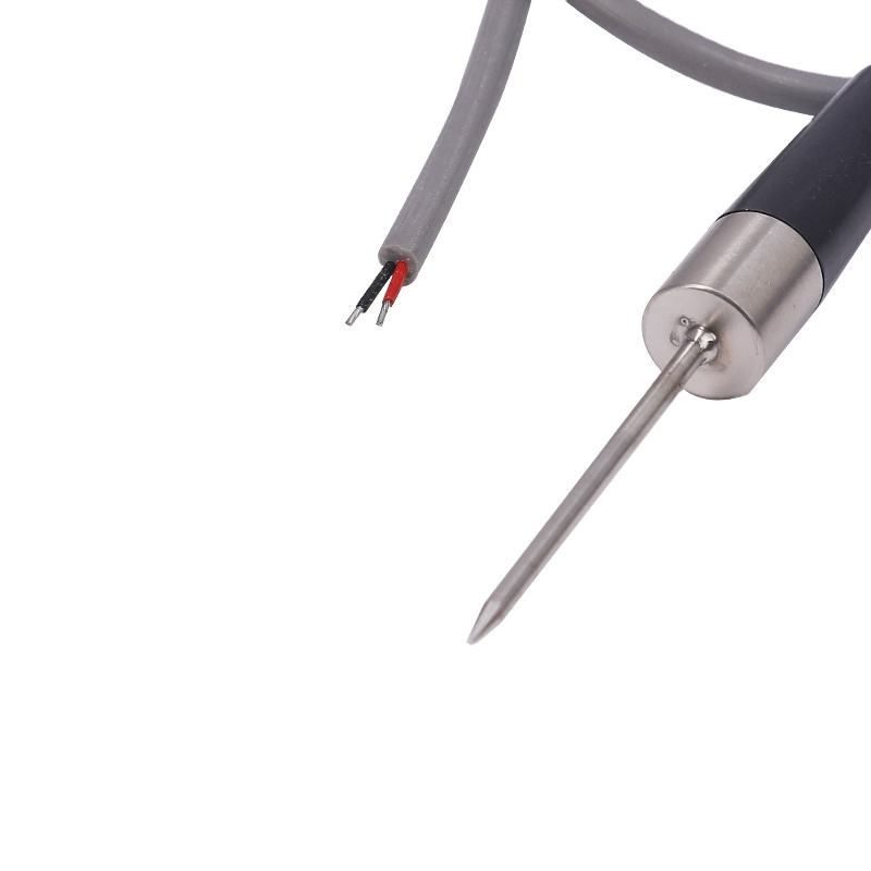 Taiscéalaí trastomhas 3mm Braiteoir teochta 3-sreang RTD Pt100 Teirmeachúpla K-cineál 1-méadar Boise Taiscéalaí snáthaidí cruach dhosmálta